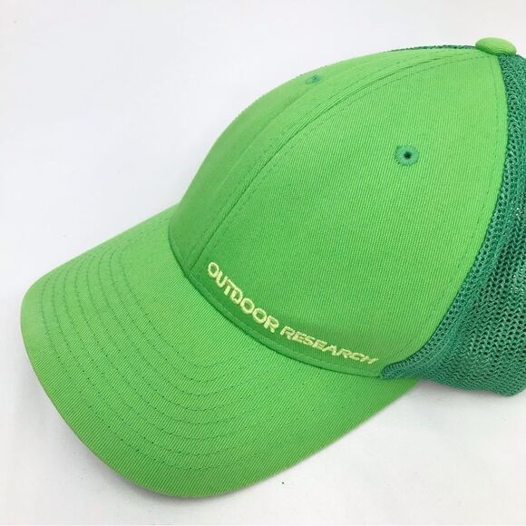 Outdoor Research Flexfit Green Canvas  Mesh Ball Cap - Picture 4 of 12